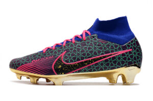 Nike Air Zoom Mercurial Superfly IX Elite Campo - Azul/Rosa