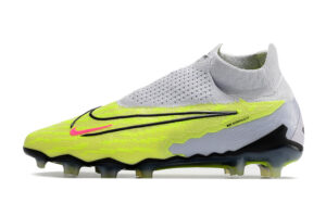 Nike Phantom GX Elite Campo Cano Alto - Branca/Verde