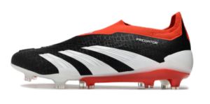 Adidas Predator Elite FG - Preto/Branco/Vermelho