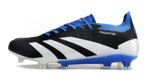 Adidas Predator Elite FG - Preto/Branco/Azul