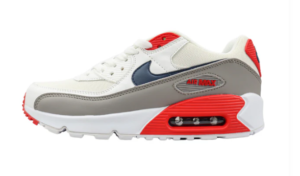 Nike Air Max 90 USA 2021 - Branco/Vermelho/Cinza